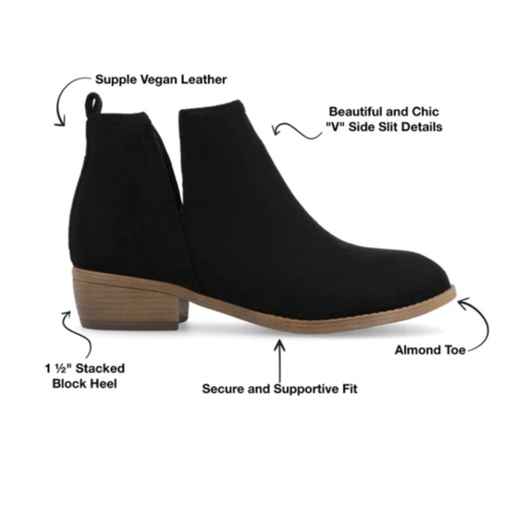 Women’s Journee Collection Rimi Gray Split Ankle Booties Size 8.5 NEW in box - Picture 10 of 10